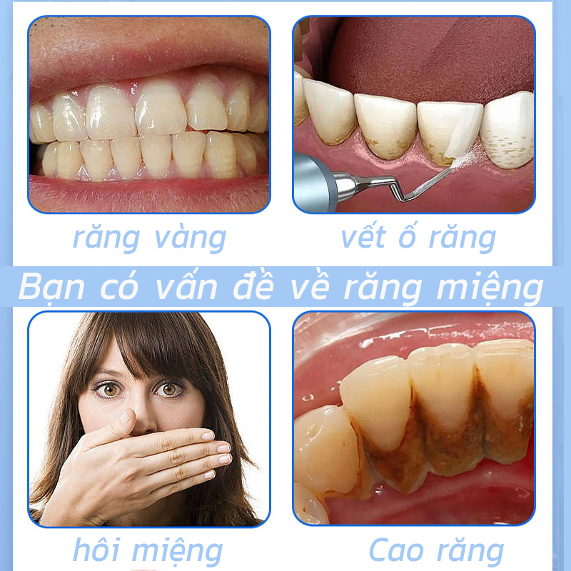Bột làm trắng răng kem đánh răng làm trắng răng 50g Làm trắng răng nhanh chóng hết ố vàng cao răng khử mùi hôi miệng