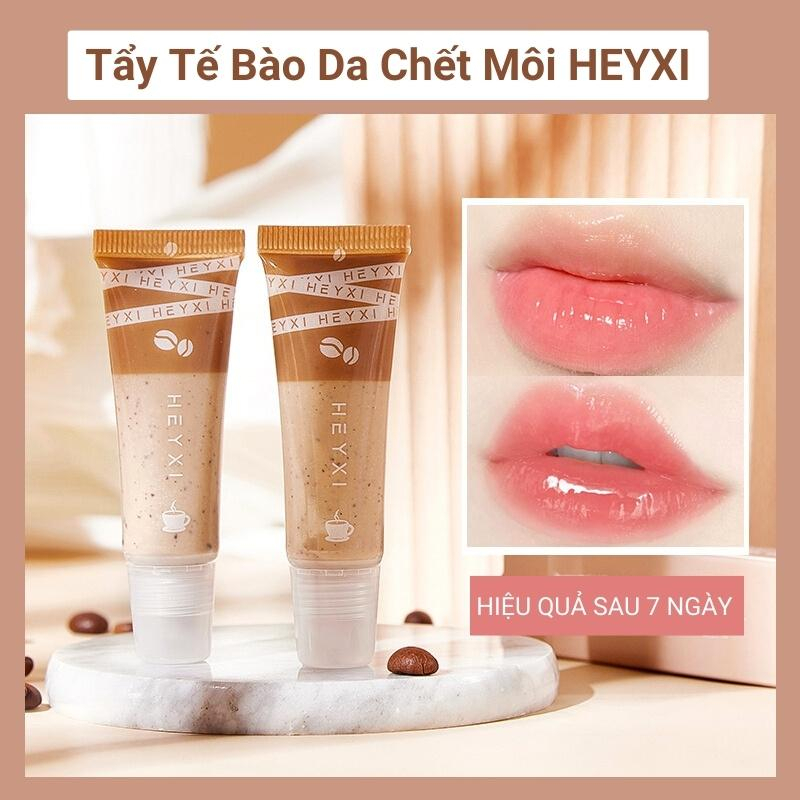 Tẩy Tế Bào Môi Hạt Cà Phê Hey.xi 15G Dưỡng Ẩm Cho Môi Tẳy Da Chết Môi Căng Bóng Mềm Mịn Bổ Sung Vit,amin E Muizini TTB01