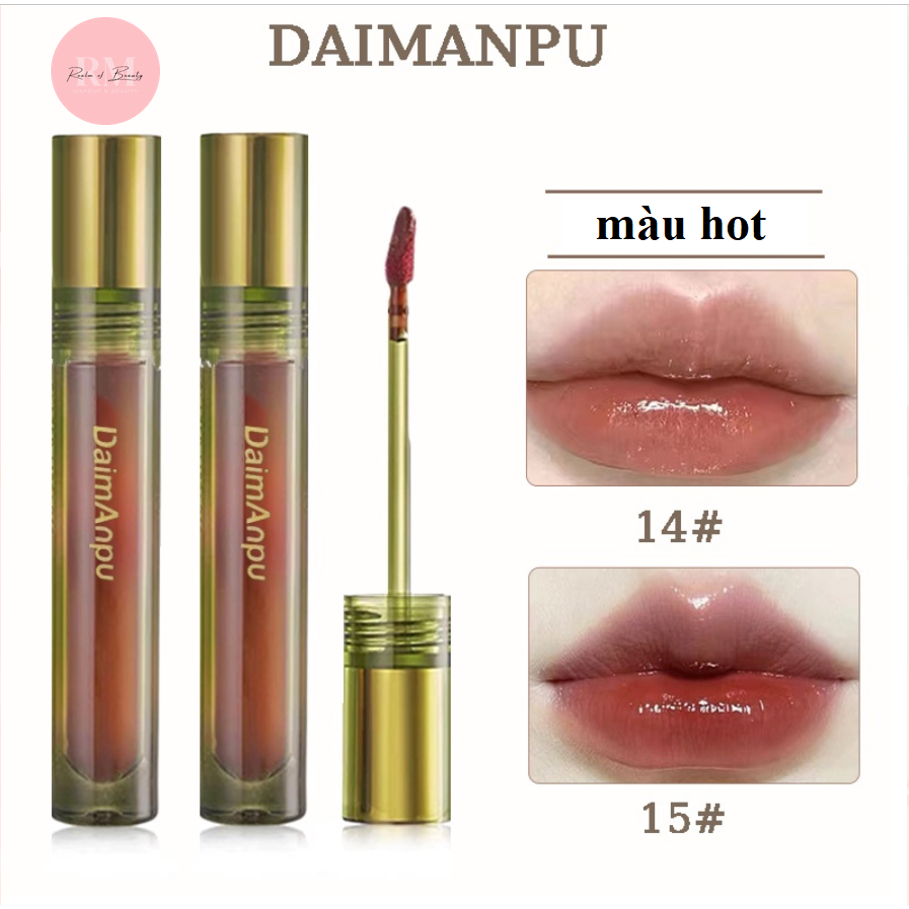 Son bóng DAIMANPU Son Tint Dưỡng Ẩm Căng Mọng