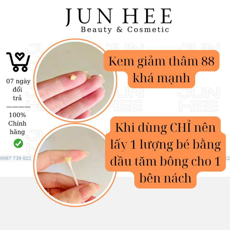 [ JUNHEE AUTH ] Kem 88 Total White ThaiLand giảm tham