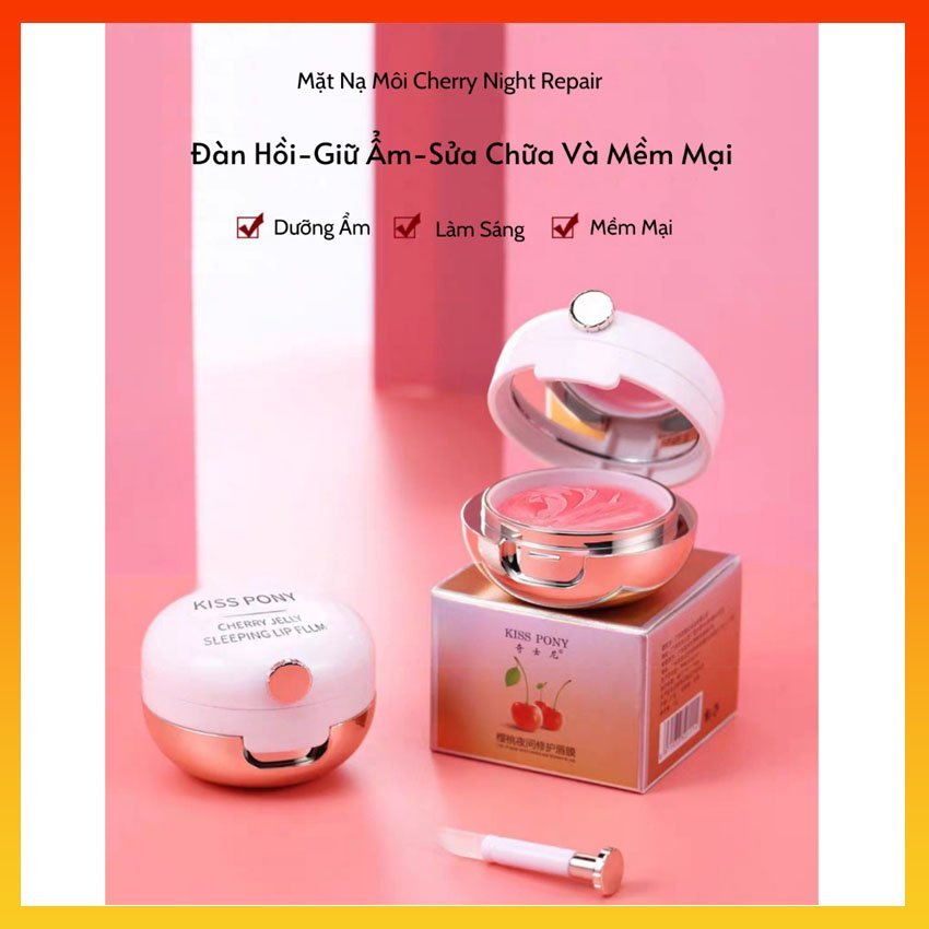 Mặt Nạ Ủ Môi Dưỡng Hồng KISS PONY Giúp Môi Căng Mọng, Mềm Mịn, Tẩy Da Chết Cho Môi Hết Thâm Môi – Claura Beauty