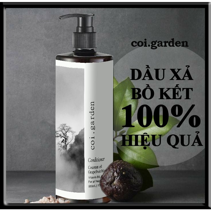 Dầu xả dầu dừa Coigarden phục hồi tóc hử tổn 500ml – Dầu xả mượt tóc giảm chẻ ngọn