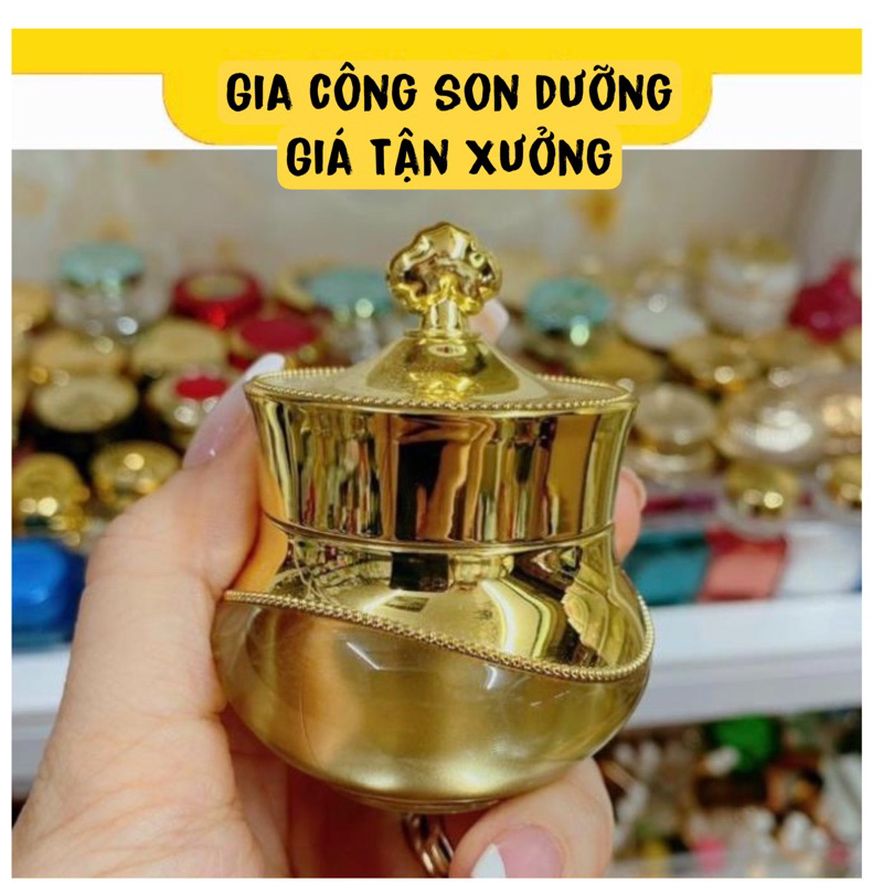 Son Dưỡng Môi Kích Nên Màu Sau Phun Xăm ,Chống Loang Màu ( hũ Vua Vàng 5g mẫu sang ,xịn)