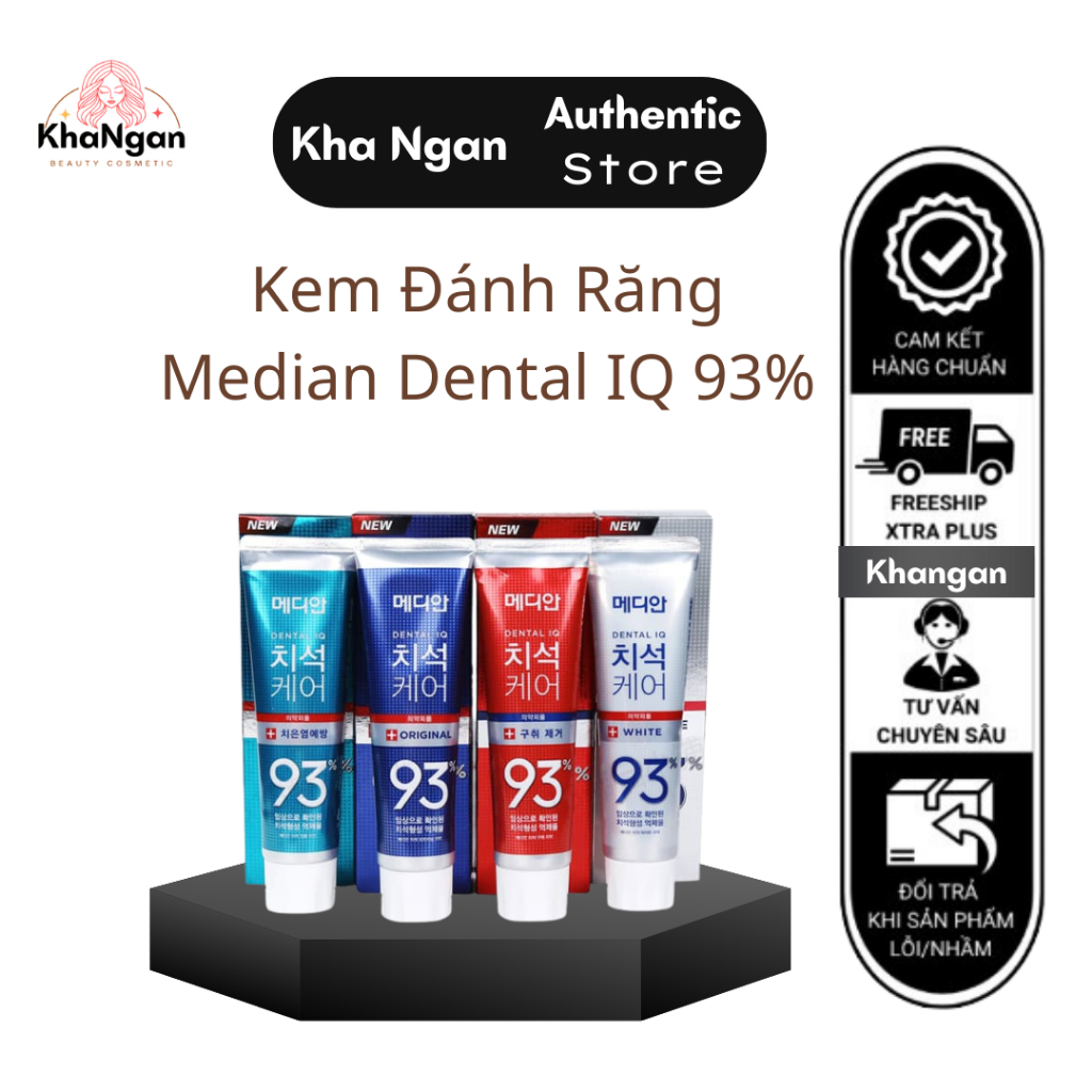 Kem đánh răng MEDIAN Dental IQ Toothpaste 93% – 120gr