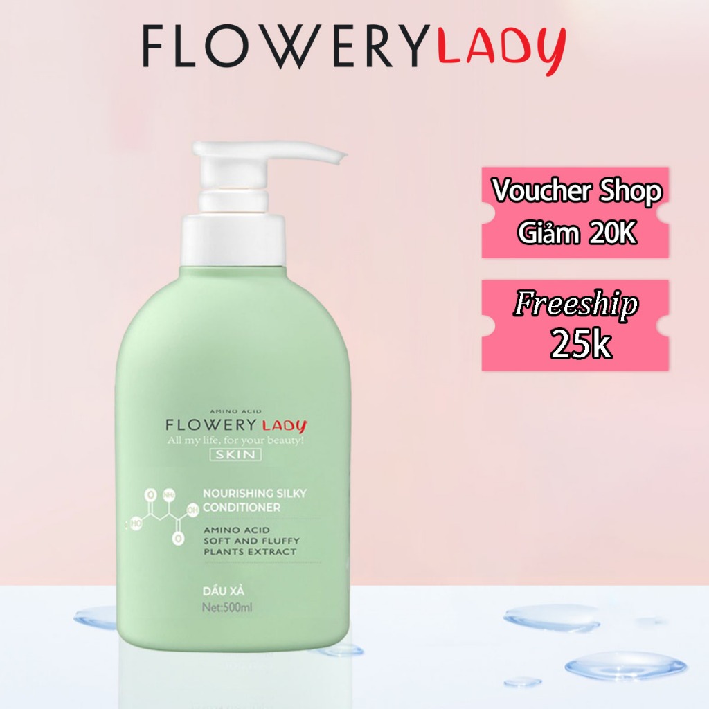 Dầu xả nước hoa muối biển Flowery LADY 500ml