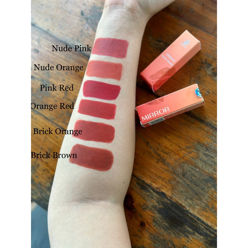 [DATE MỚI] Son thỏi lì MIRROR Matte Lipstick 4g – Son môi chính hãng siêu lì mềm mịn, lâu trôi, không chì, dưỡng ẩm môi
