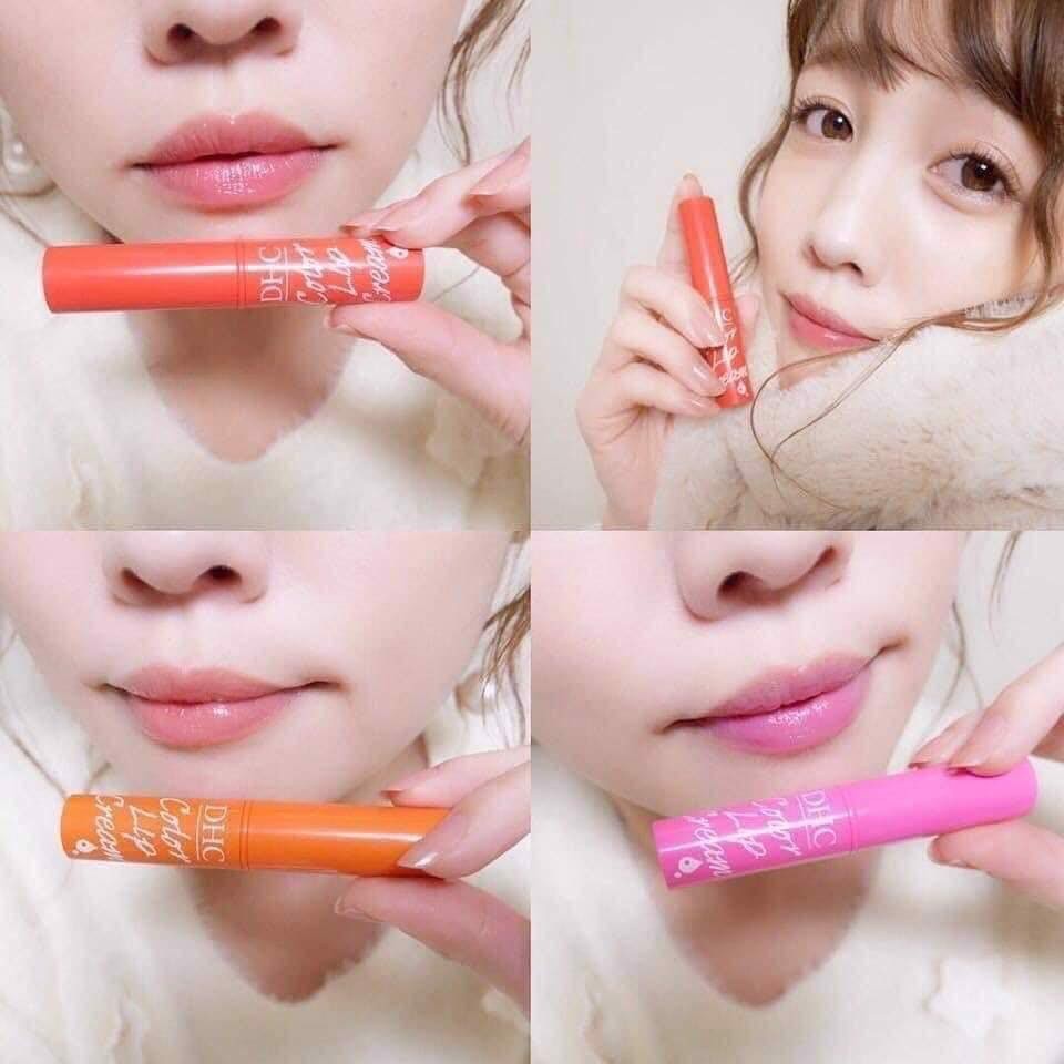 Son Dưỡng Môi DHC Lip Cream, Son Dưỡng DHC Có Màu, Son Dưỡng Môi Mềm Mịn, Dưỡng Ẩm, Dưỡng Môi Khô Thâm Nẻ Saikou