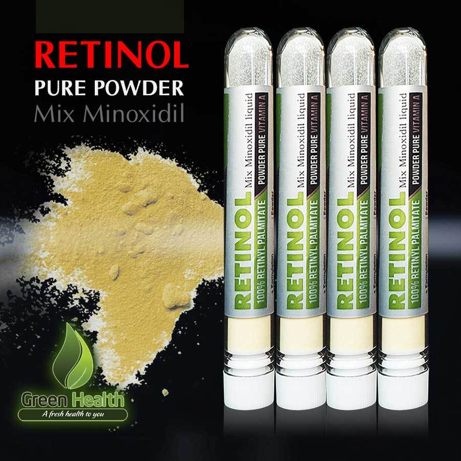 Retinol mix Minoxidil hổ trợ mọc râu, tóc