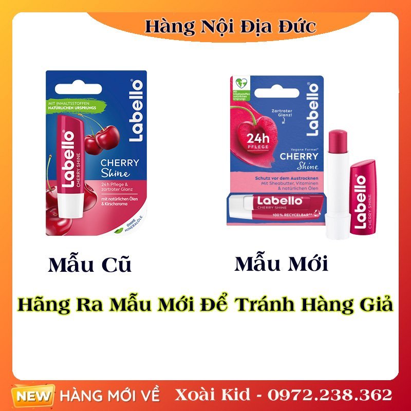 Son dưỡng Labello của Đức [Đủ Bill]