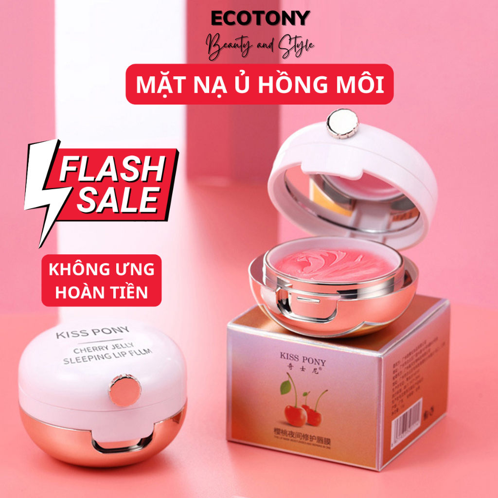 Mặt nạ ủ hồng môi Ecotony hương cherry dưỡng ẩm cho đôi môi