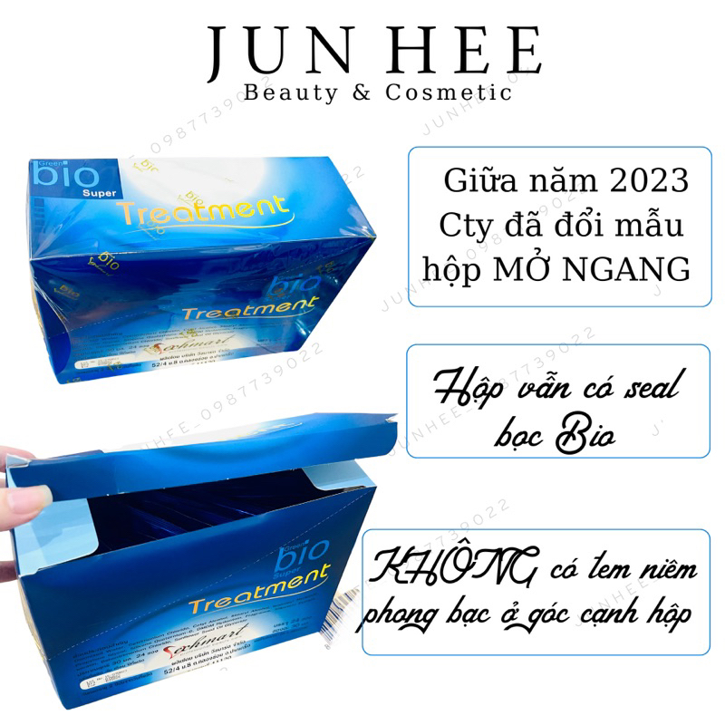 [ JUNHEE AUTH ] Hộp 24 gói ủ tóc Bio Treatment Thái Lan chính hãng