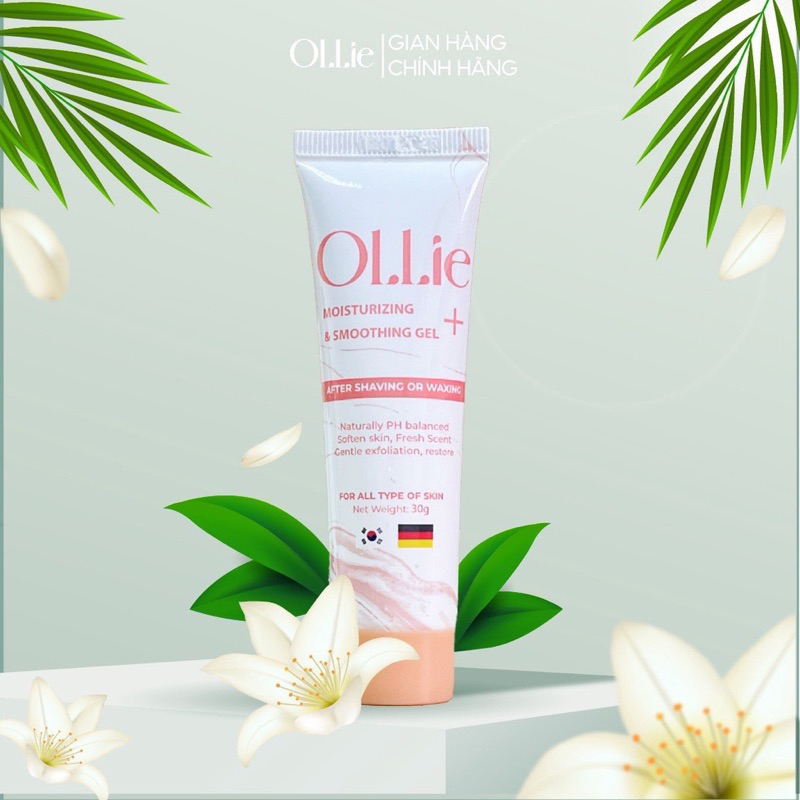 Kem Tẩy Lông OLLIE, Combo 1 tẩy+ 1 dưỡng giúp tẩy lông vùng kín, nách, tay, chân, triệt lông an toàn không đau rát