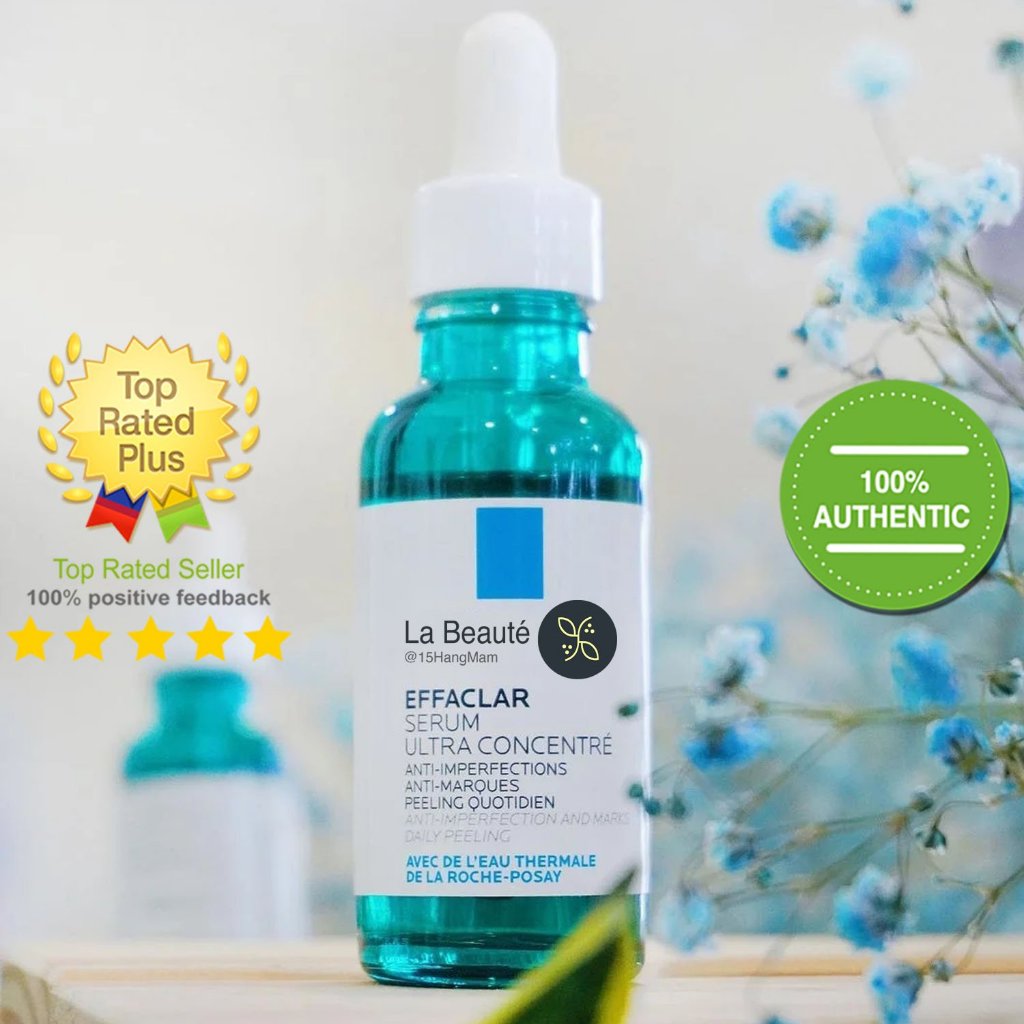 La Roche-Posay Effaclar Ultra Concentrated Serum – Tinh Chất Sửa Chữa Khuyết Điểm Cho Da Mụn 30ml