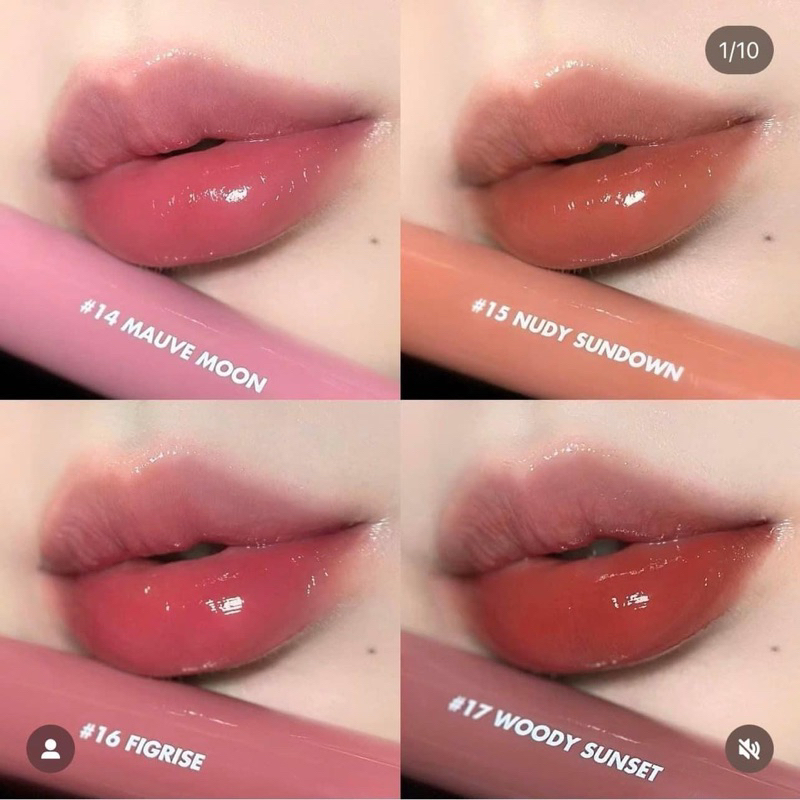 [FREE SHIP] Son Tint Romand Glasting water tint căng mọng môi
