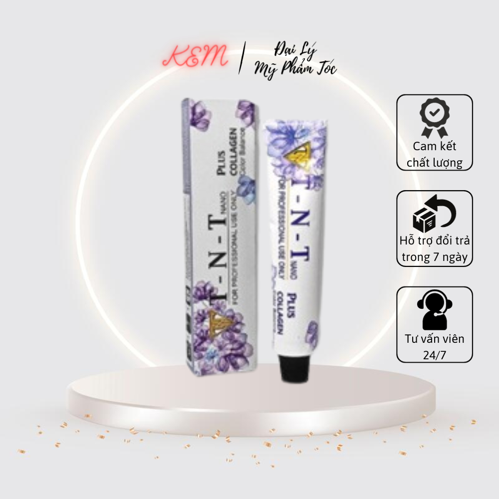 Màu nhuộm tóc TNT Nano Plus Collagen – Lên màu không cần tẩy