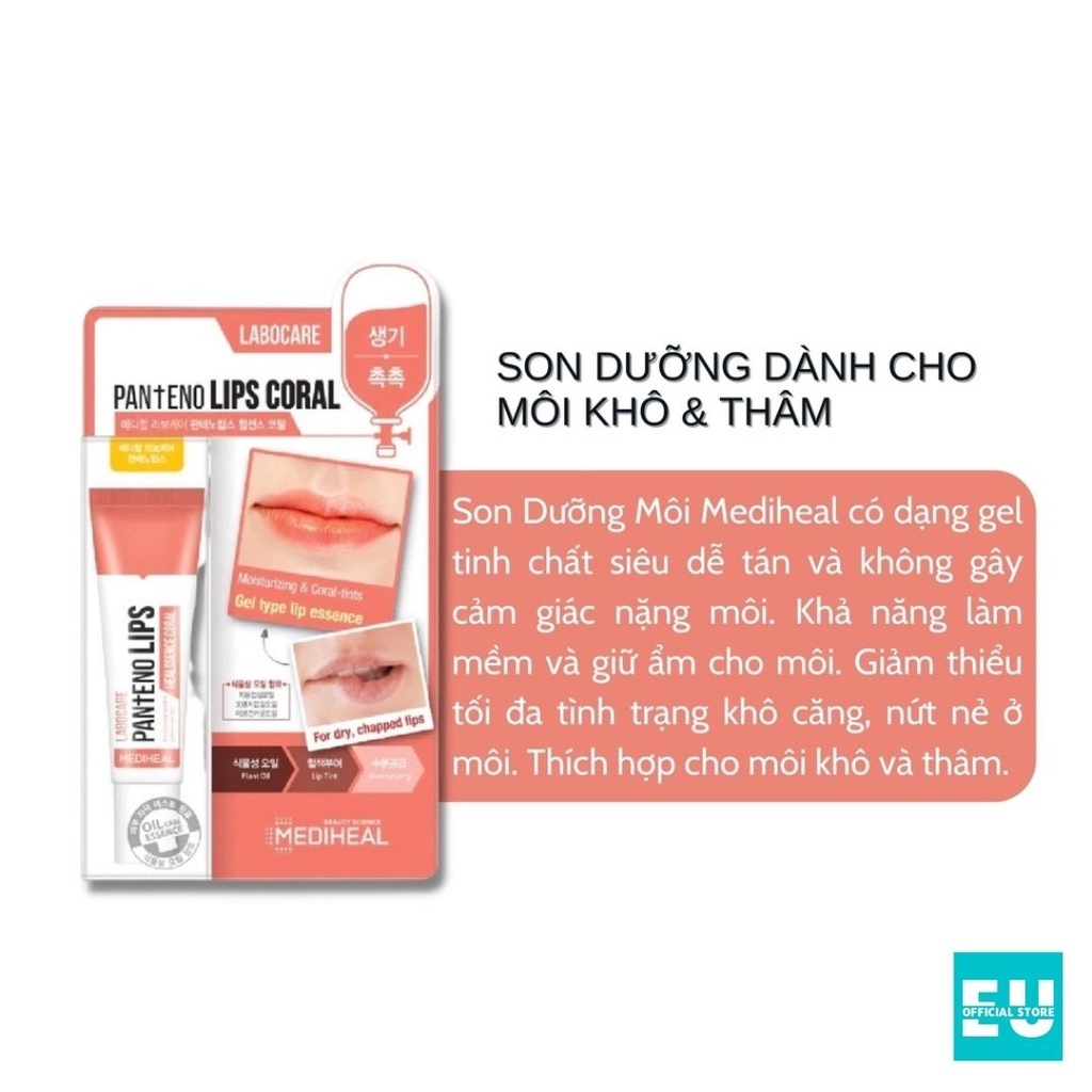 Son Dưỡng Mediheal Làm Mềm Và Hồng Môi Labocare Panteno Lips – Healssence, Son Dưỡng Môi Ngừa Thâm Lips