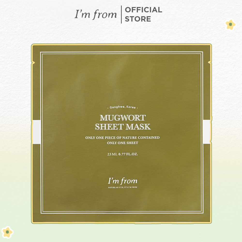 Mặt Nạ Dịu Da I’m from Mặt nạ Mugwort Sheet mask 23ml