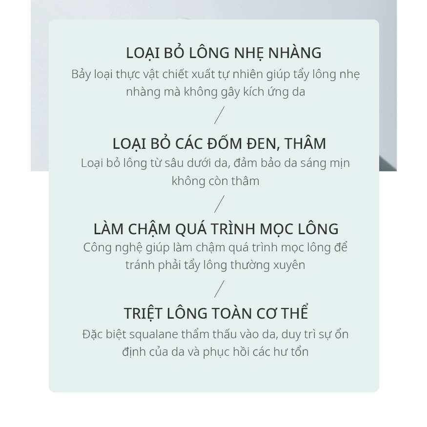 Kem tẩy lông chính hãng cho da nhạy cảm, an toàn không đau rát, lành tính, dễ chịu, sạch lông nhanh chóng Fun Dine