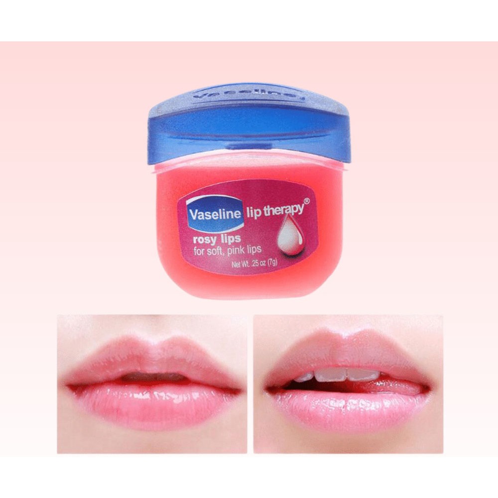 Sáp Dưỡng Môi Cao Cấp Vaseline Lip Therapy Rosy Lip 7g Giữ Ẩm và Làm Hồng Môi