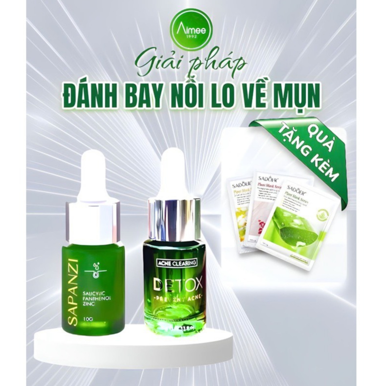 [Mã 99FMCG giảm 7% đơn 500K] Serum Chăm Sóc Da Mụn, Mờ Thâm Lucin LURCINN SAPANZI Prevent Acne 10ml [Aimee1992]