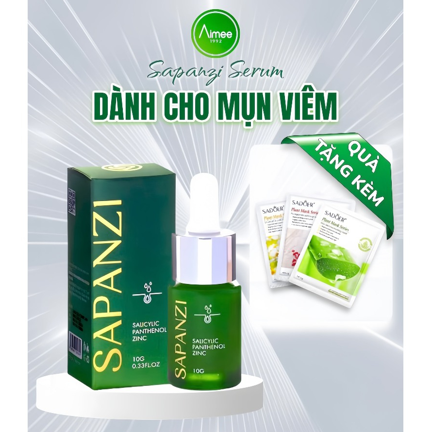 [Mã 99FMCG giảm 7% đơn 500K] Serum Chăm Sóc Da Mụn, Mờ Thâm Lucin LURCINN SAPANZI Prevent Acne 10ml [Aimee1992]