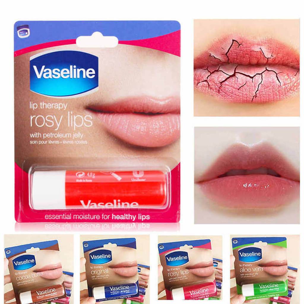 Son Thỏi Dưỡng Ẩm, Chống Nứt Nẻ Môi Vaseline Lip Therapy Dạng Thỏi 4.8g