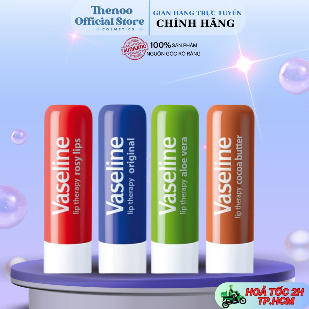 Son Thỏi Dưỡng Ẩm, Chống Nứt Nẻ Môi Vaseline Lip Therapy Dạng Thỏi 4.8g