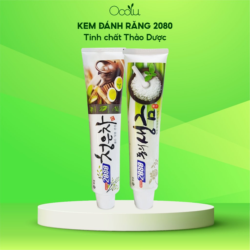 Kem đánh răng 2080 Hàn Quốc Cheong Eun Cha tinh chất thảo dược tổng hợp/ Dongyi Shenggum Tinh chất muối
