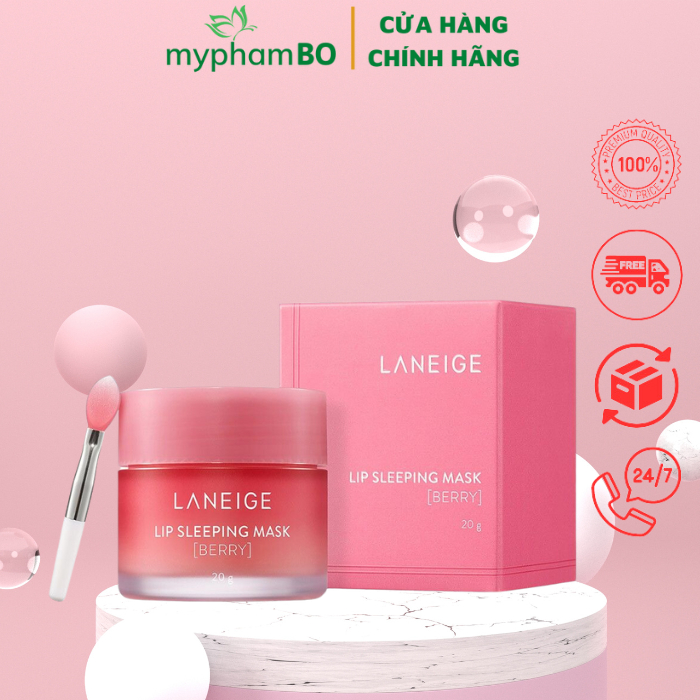 Mặt Nạ Ngủ Môi Lip Sleeping Laneige 3g và 20g Hàn Quốc dưỡng môi chống nứt nẻ