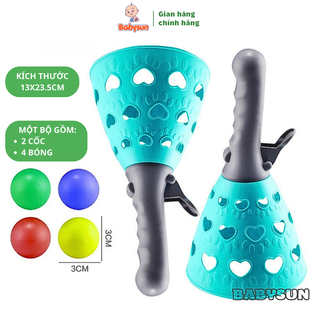 Đồ chơi cho bé cốc bắn bóng vận động – Đồ chơi hot nhất hiện nay cho trẻ em – Đồ chơi bé trai, bé gái BABYSUN