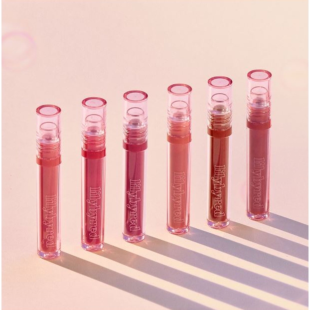 Son kem bóng LILYBYRED Tint Glassy Layer Fixing Tint LILY BYRED 01 – 16 màu dưỡng ẩm căng bóng môi