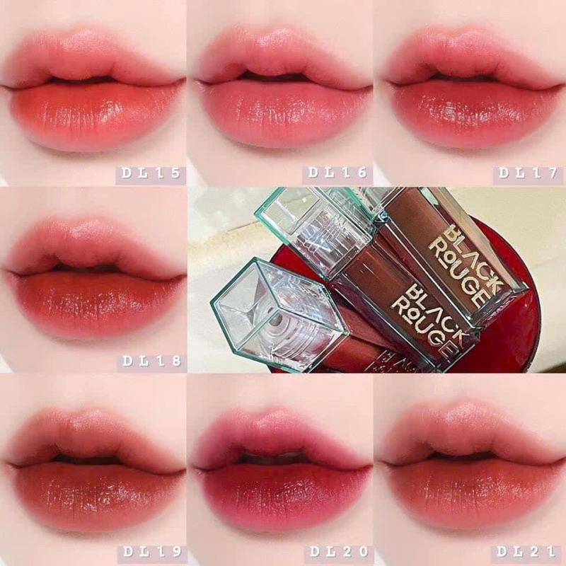 Son Black Rouge Double Layer Over Velvet bóng lì mềm mại bám màu lâu trôi – Lydiabeauty