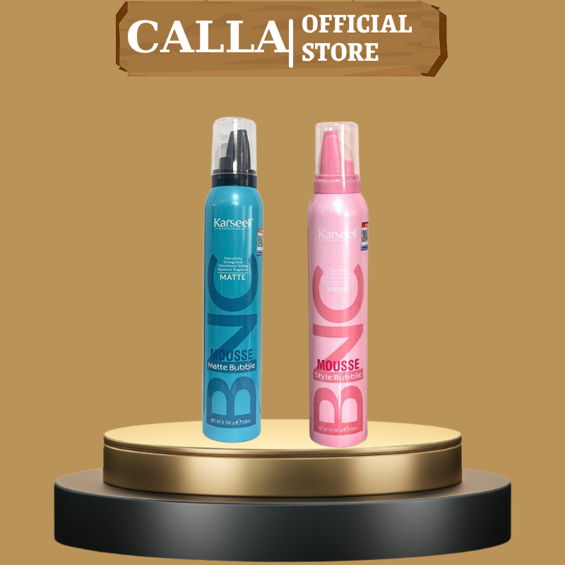 Gôm mềm giữ nếp tóc xoăn hippie, xoăn xù mì, xoăn lơi Karseell 200ml . Gel bọt giữ nếp tóc KARSEELL siêu hot