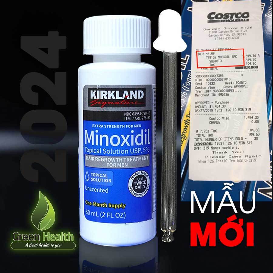 Minoxidil 5% combo LCLT mọc râu tóc