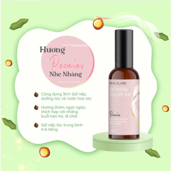 Xịt giữ nếp tạo kiểu và dưỡng tóc 2in1 100ml MACALAND hương nước hoa – MACALAND – AZAGO
