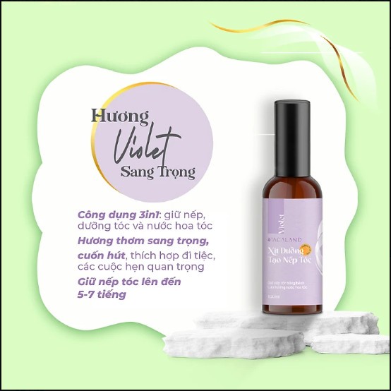Xịt giữ nếp tạo kiểu và dưỡng tóc 2in1 100ml MACALAND hương nước hoa – MACALAND – AZAGO
