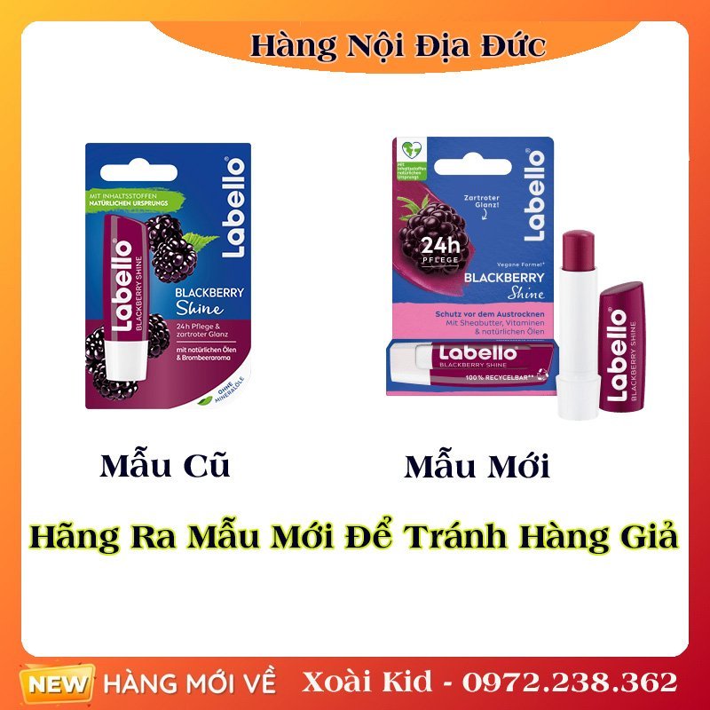 Son dưỡng Labello của Đức [Đủ Bill]