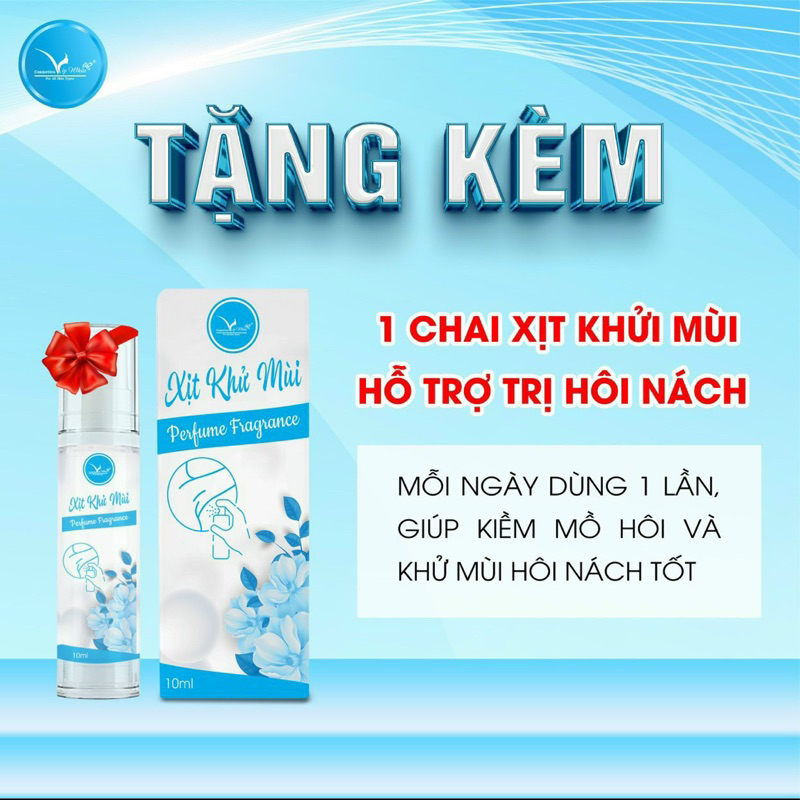 Kem Giảm Thâm Hôi Nách GLUTA MILK Chính Hãng Mua 1 Hủ 15gr tặng 1 chai xịt khử mùi 10ml