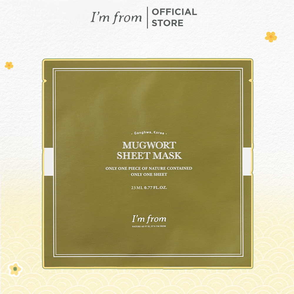 Mặt Nạ Dịu Da I’m from Mặt nạ Mugwort Sheet mask 23ml