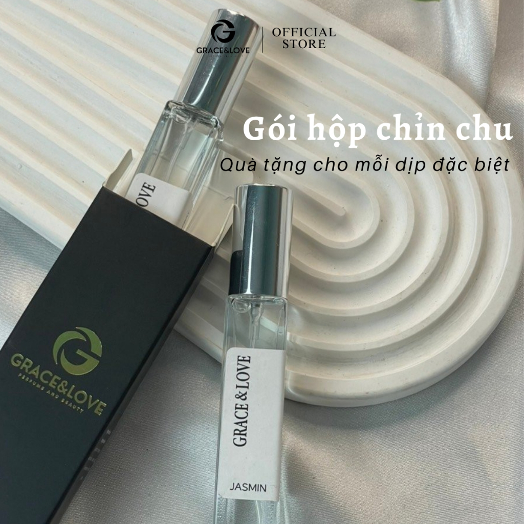 Nước hoa nữ thơm lâu chính hãng Grace And Love cao cấp, tinh dầu nước hoa nữ thơm lâu body mist nữ dầu thơm ngọt ngào