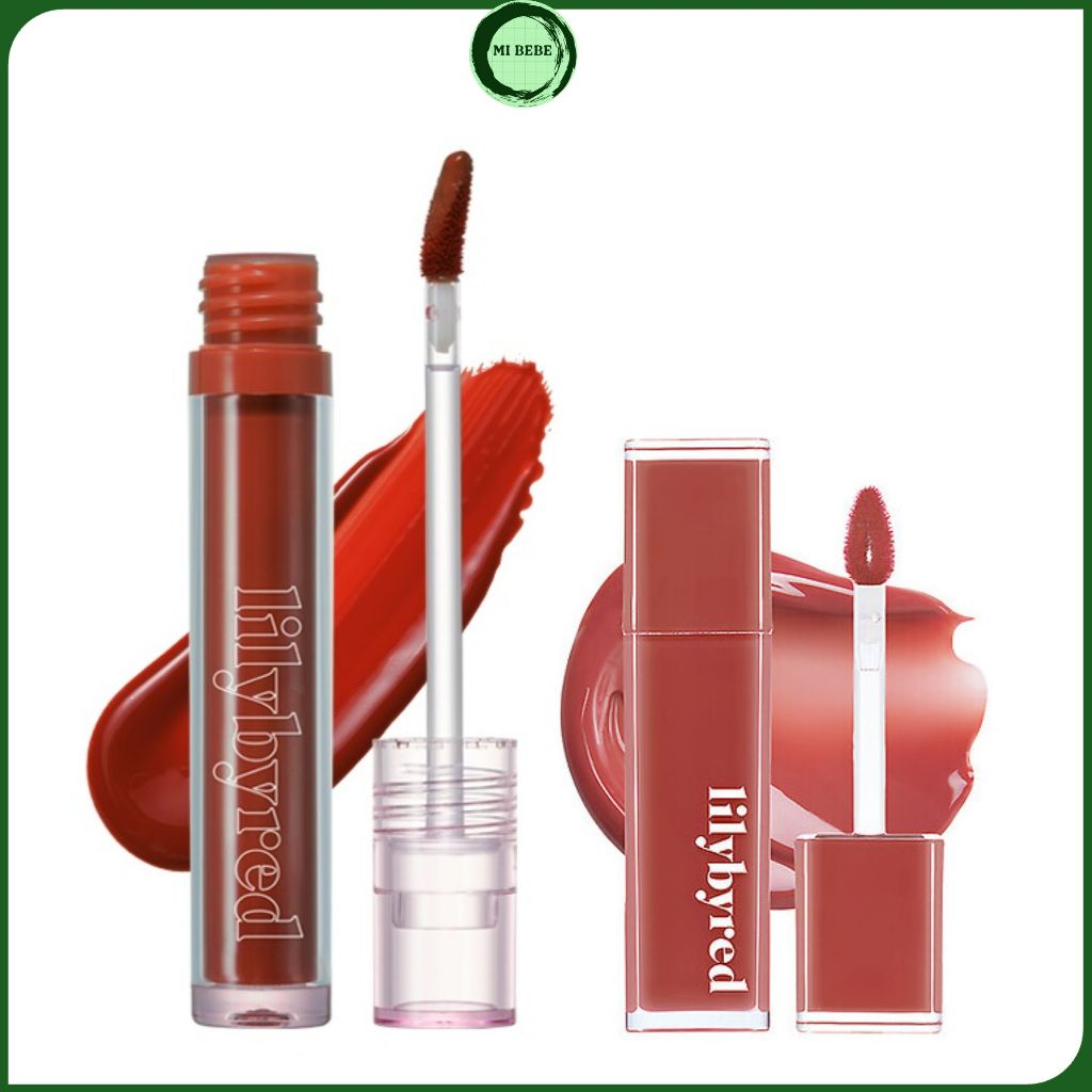 Son Tint Bóng Siêu Lì Lilybyred Glassy Layer Fixing Tint Môi Căng Mọng Burnt Brick Sunset Orange 3.8g – Mibebe