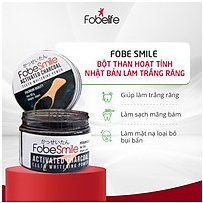 ( Nhập Khẩu Nhật Bản ) Bột Than Trắng Răng , Bột Than Hoạt Tính Trắng Răng Fobe smile –  Giúp Trắng Răng Hiệu Quả