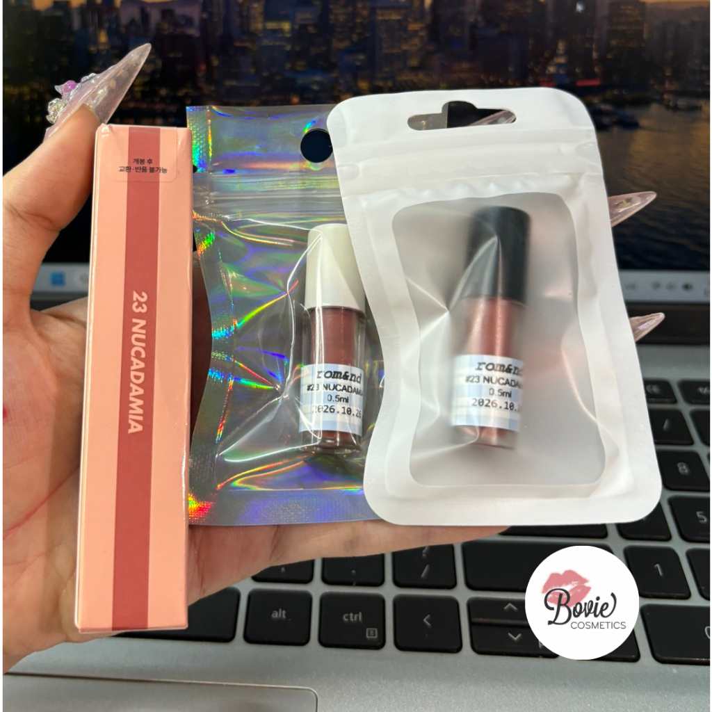 (Mẫu thử – Minisize) Son bóng Romand Juicy Dewy Ful Lasting Tint đủ màu 13 19 20 23