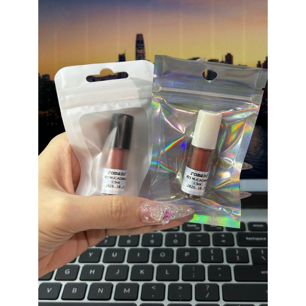 (Mẫu thử – Minisize) Son bóng Romand Juicy Dewy Ful Lasting Tint đủ màu 13 19 20 23