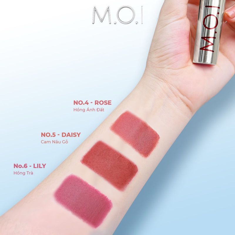 Son Kem Lì M.O.I Cosmetics chất nhung lì mềm môi nhiều dưỡng 3.5g