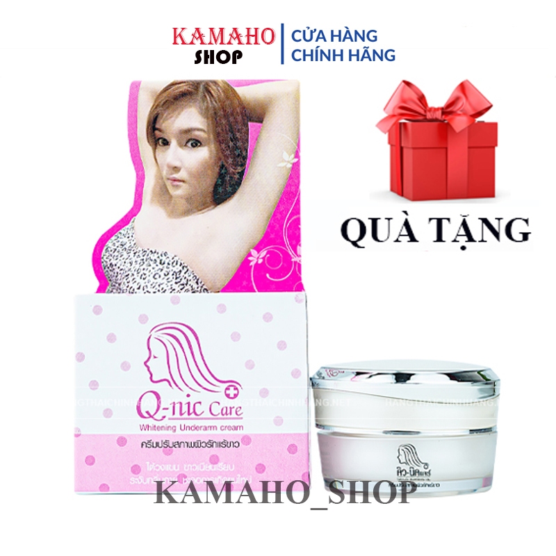 [Chuẩn Thái] Kem Giảm Thâm Nách Q-NIC CARE- 15Gr, Giảm Thâm Mông, Đầu Gối, Khuỷu Tay sâu lỗ chân lông