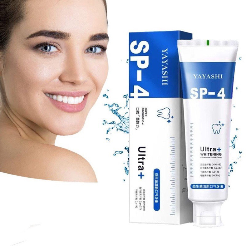 [ Mua 1 Tặng 1, Có Sỉ SLL ] Kem Đánh Răng SP-4 Yayashi Ultra+ Whitening 120g Trắng Sáng, Khử Mùi, Thơm Mát vibesvietnam