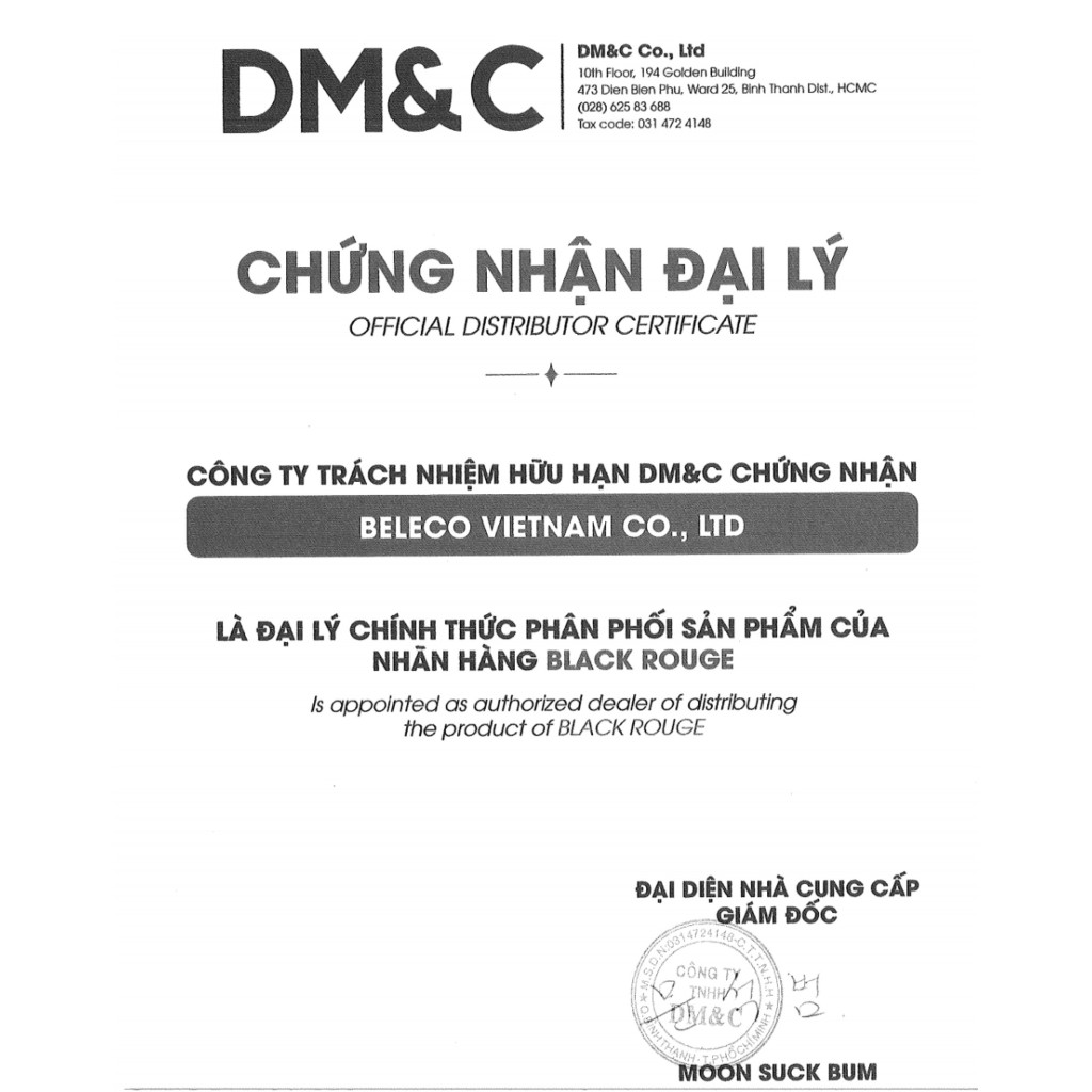 Son Tint Bóng Black Rouge Glow Bokki Tint căng mọng, mềm môi – Hagiang1305