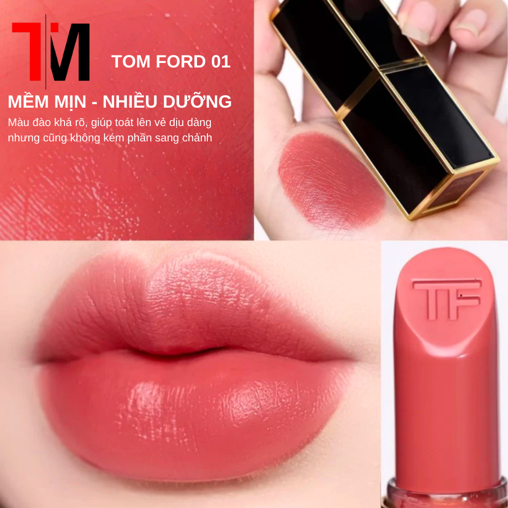 Son Tom Ford Lip Color Matte Auth Chuẩn Màu Tạo Hiệu Ứng Cong Bóng Giúp Nuôi Dưỡng Và Bảo Vệ Môi Suốt Ngày Dài