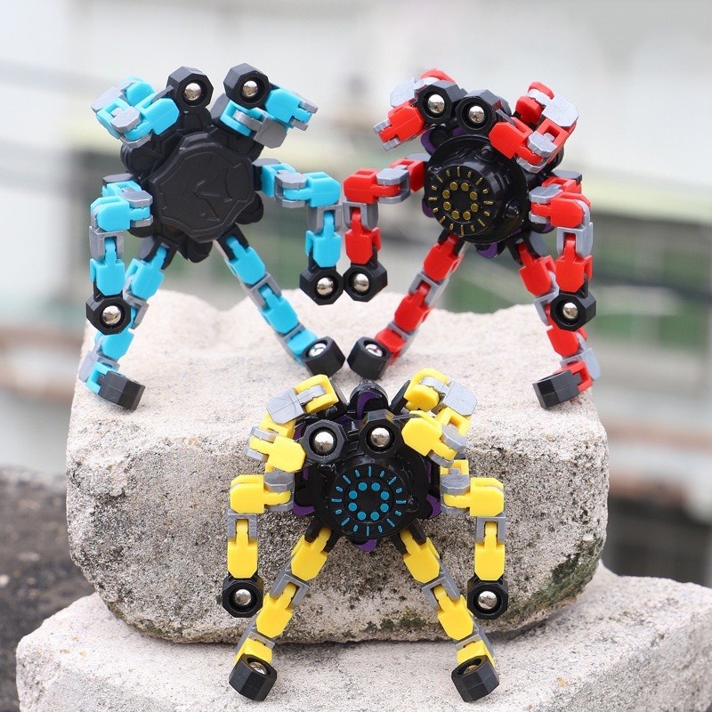 Đồ Chơi Spinner Con Quay Spiner Robot Biến Hình 6 Cánh YOUNGCITYSHOP